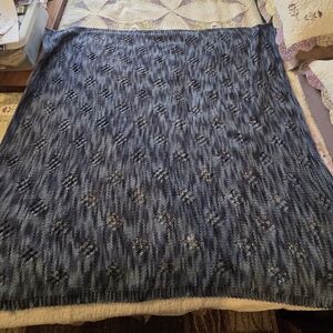 Handknit Baby Blanket Or Lap Blanket